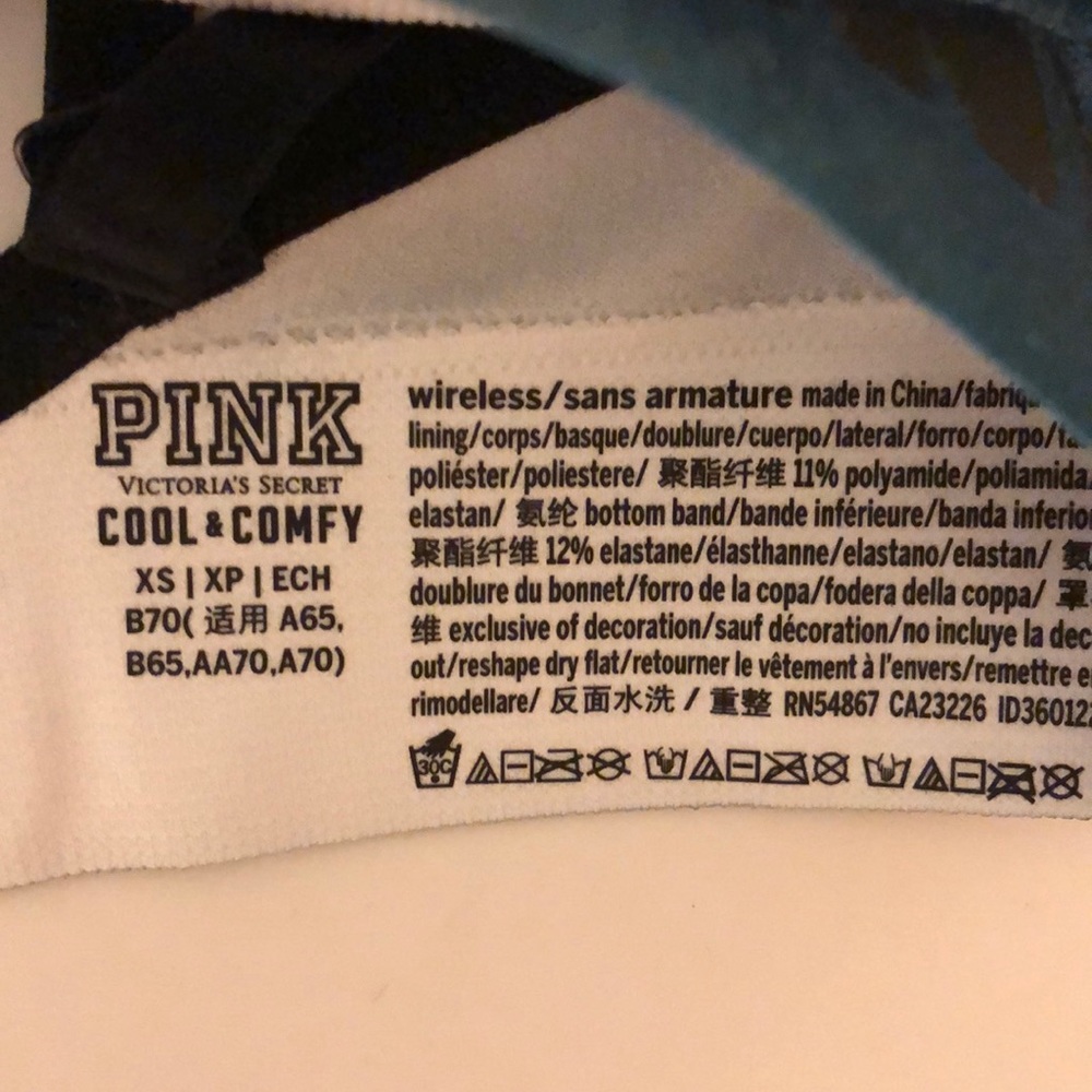 Pink Victoria’s Secret cool comfy sports bra XS - Picture 4 of 5